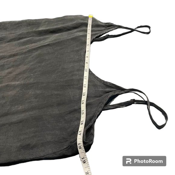 ZARA Spaghetti Straps Midi/Maxi Minimalist LBD Slip Black  Dress - Picture 12 of 14